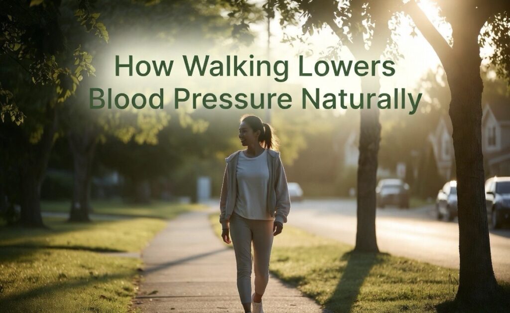 How Walking Lowers Blood Pressure Naturally (Simple Daily Habit That Works)