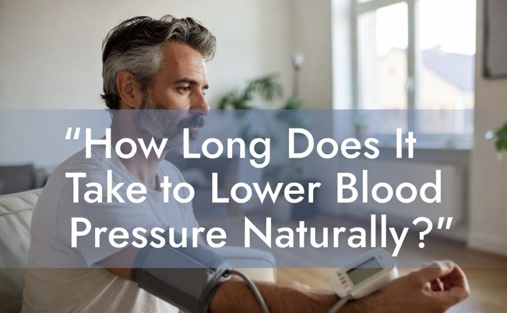 How Long Does It Take to Lower Blood Pressure Naturally? Real Timeline & What Actually Works