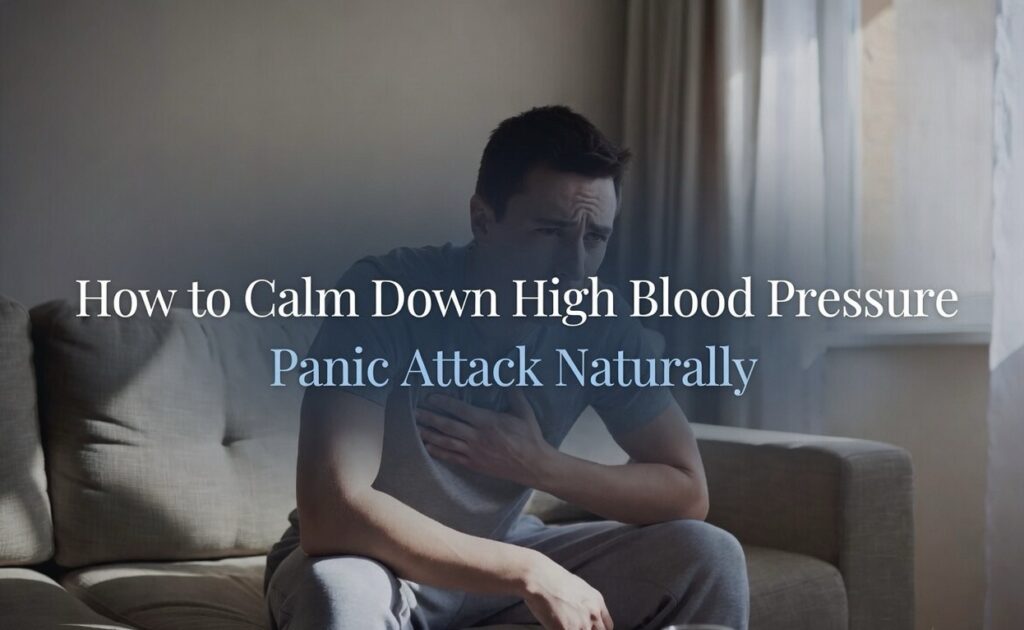 How to Calm Down High Blood Pressure Panic Attack Naturally (Works Fast)
