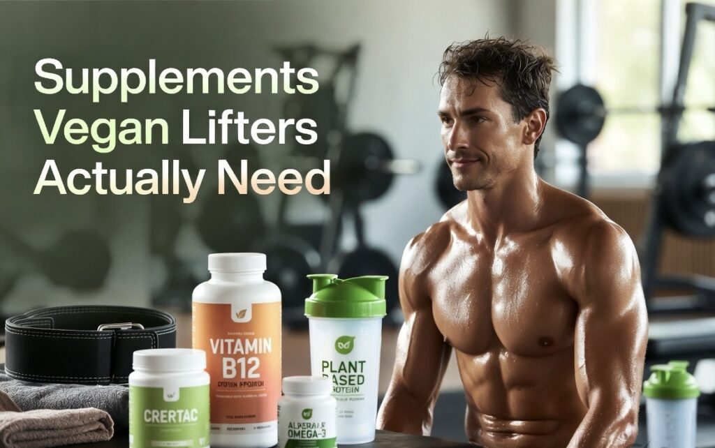 Supplements That Actually Make Sense for Vegan Lifters