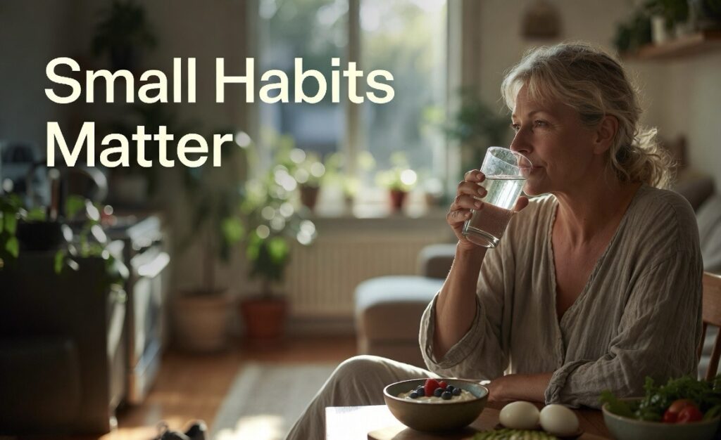 Healthy daily habits supporting belly fat loss