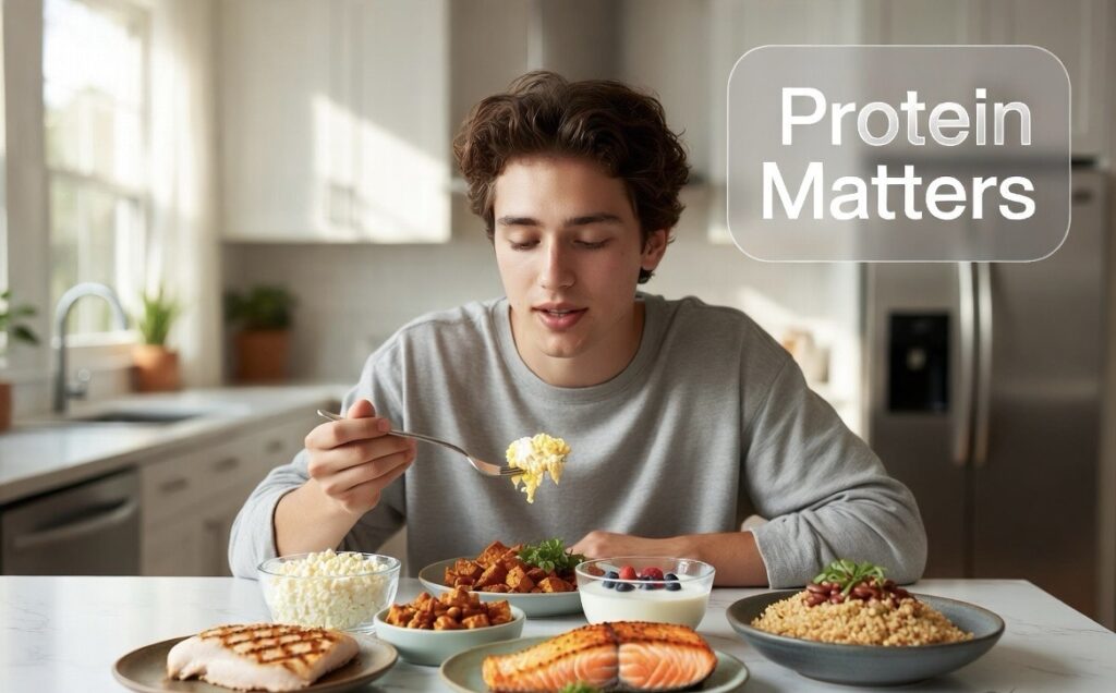 Protein-rich foods for healthy weight gain