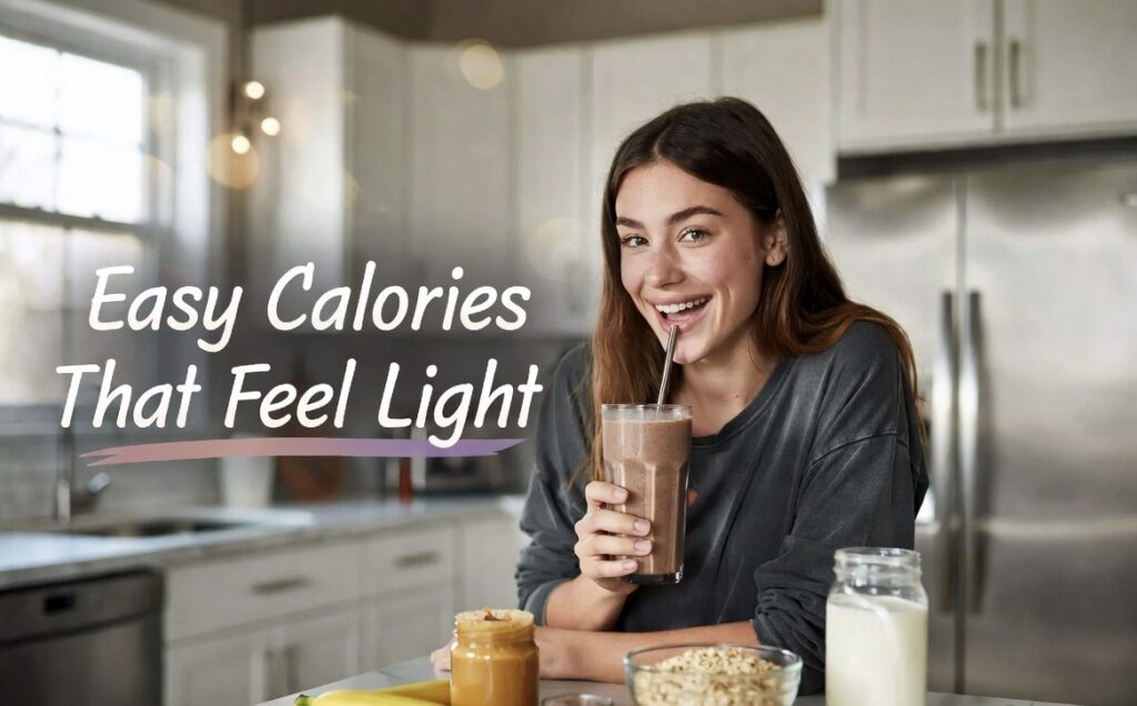 Healthy smoothie ingredients for easy weight gain