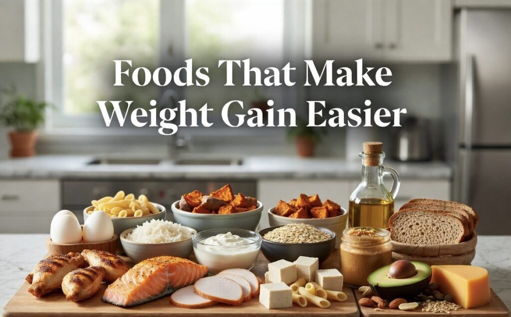 Healthy foods for natural weight gain diet