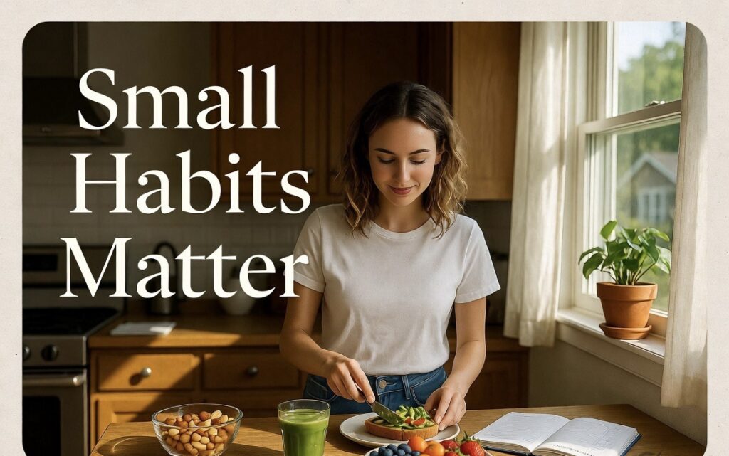 Small healthy habits for easier weight gain