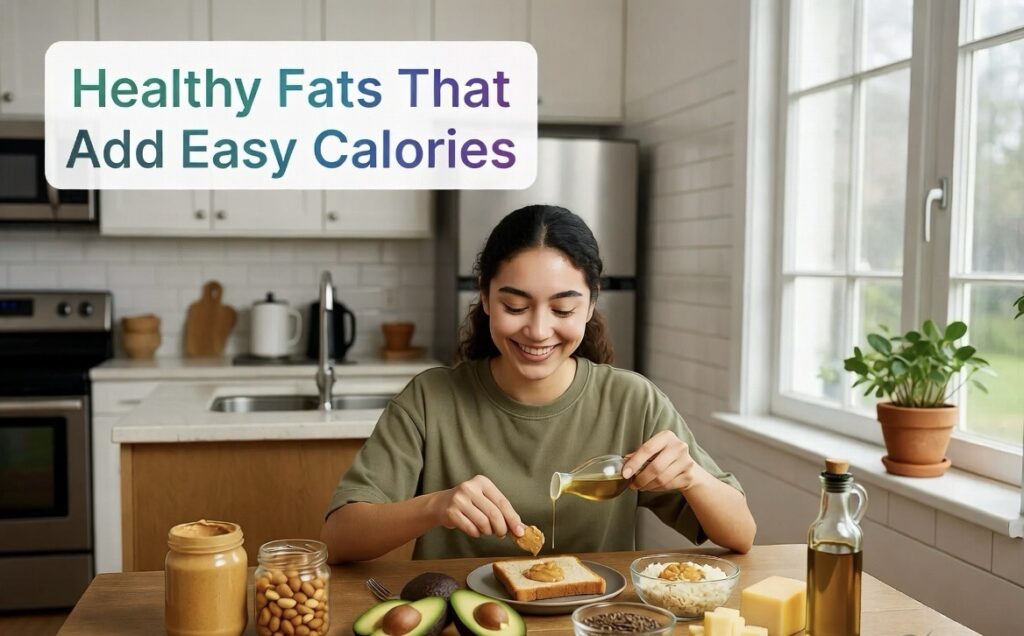 Healthy fat foods for easy calorie gain