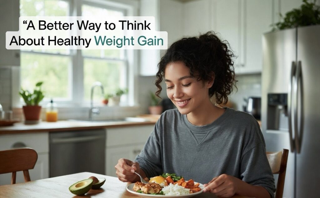 Healthy long-term habits for steady weight gain