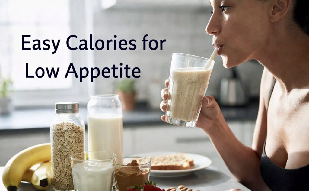 Low appetite smoothie with healthy weight gain ingredients