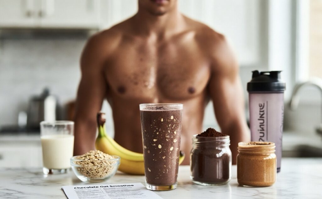 chocolate oat smoothie