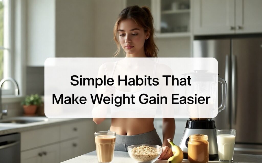 simple weight gain habits