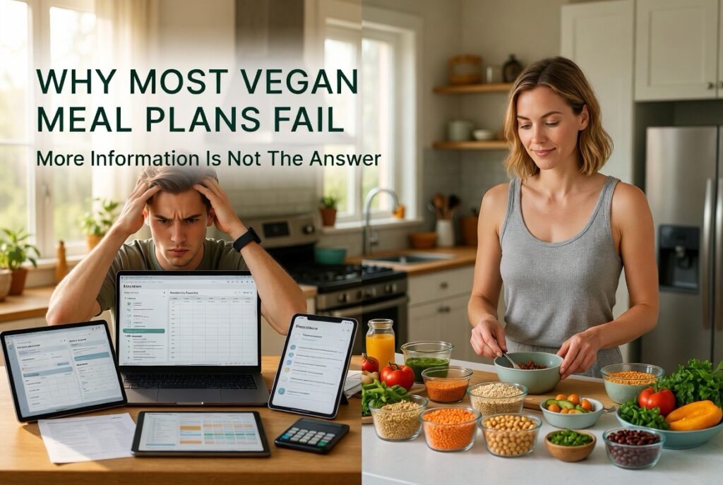 Why most vegan meal plans fail long term