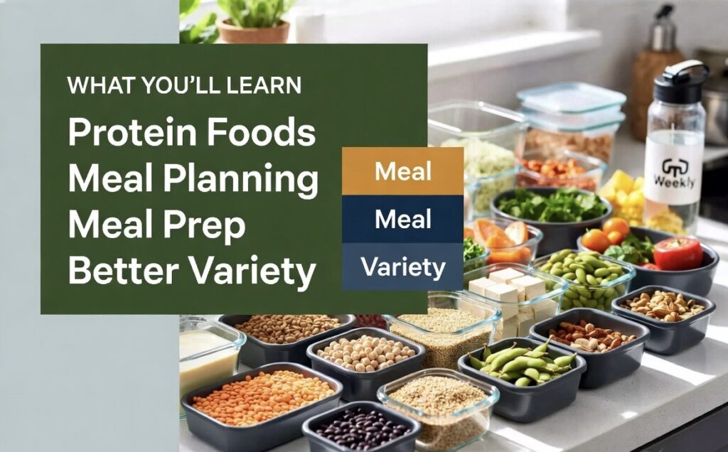 High protein plant foods and meal planning
