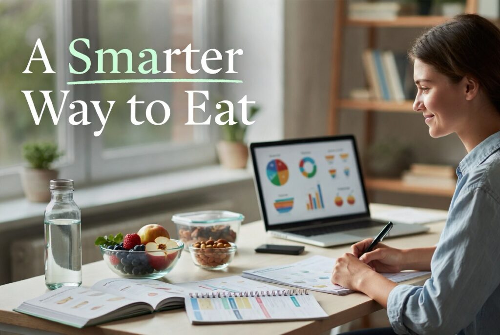 Healthy nutrition guide with simple meal planning essentials