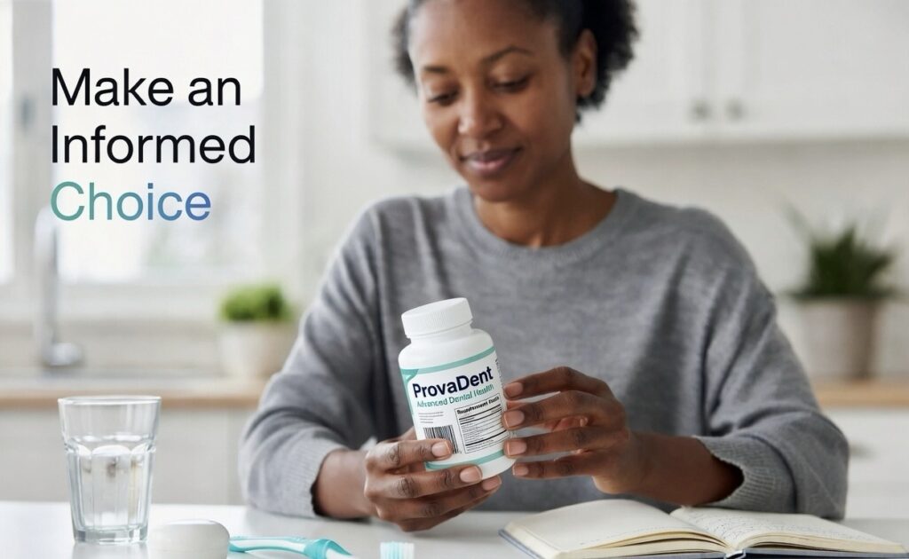 Reading oral wellness supplement ingredients before choosing