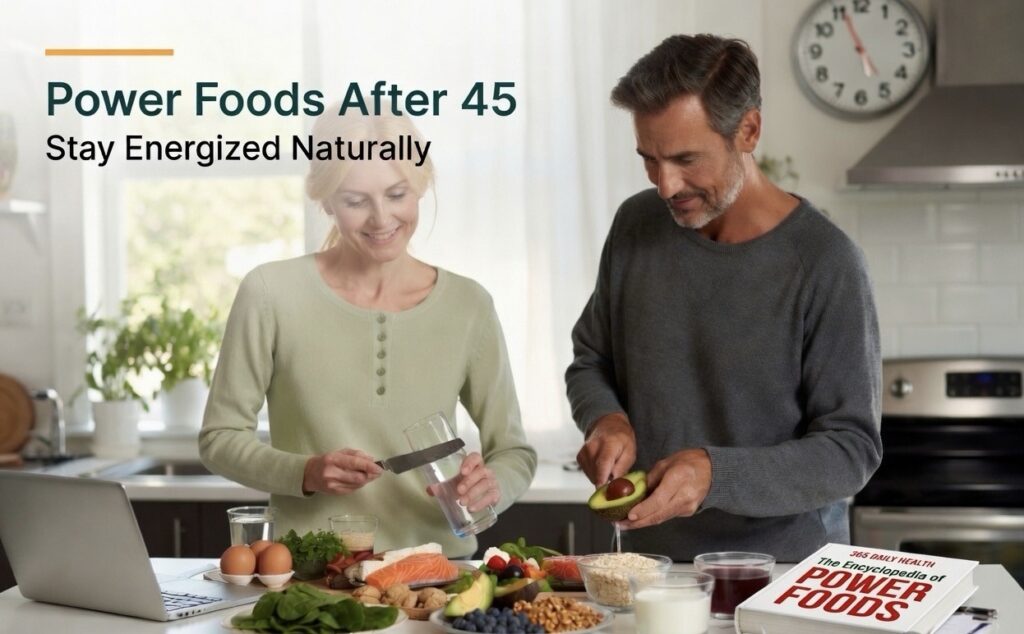 Healthy power foods for sustained energy after 45