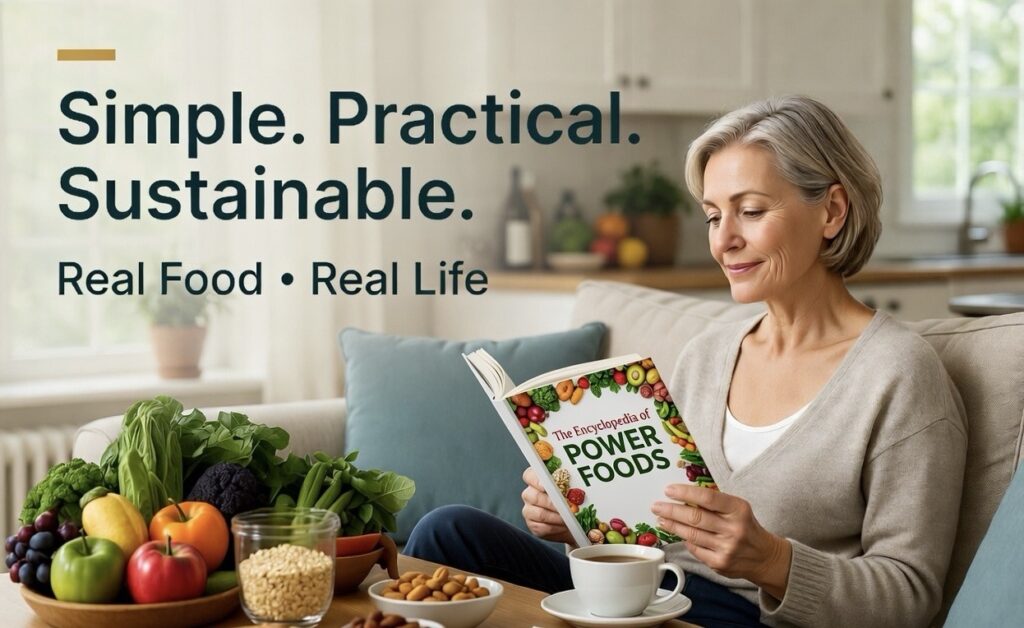 Healthy lifestyle guide with practical everyday nutrition habits