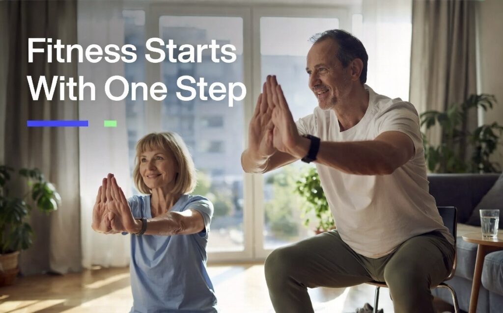 Beginner friendly fitness routine for adults over 40