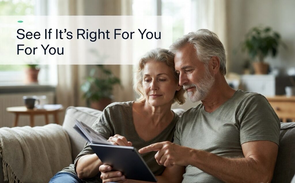 Couple exploring healthy aging wellness guide after 40