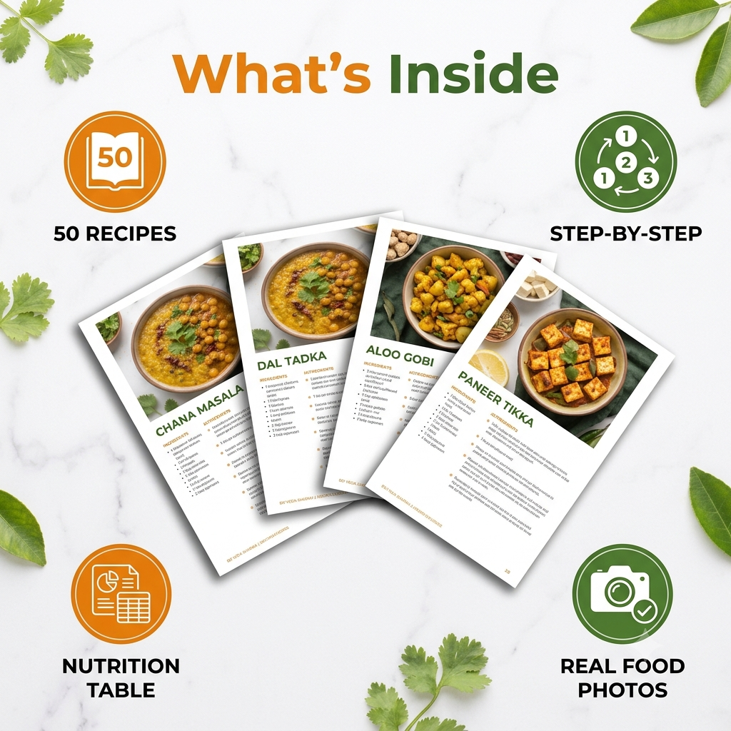 The Indian Vegan Protein Cookbook: 50 Easy Recipes (PDF) - Image 2